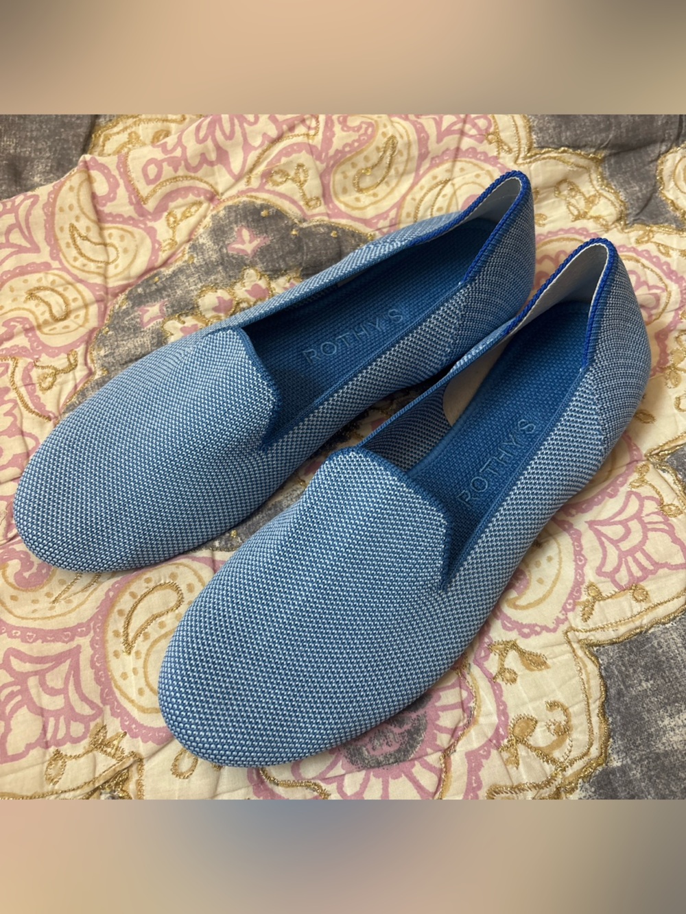 Blue Rothy’s Flats - Size 6